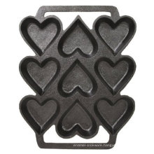 Cast Iron Heart Shaped Cake Pan - 9 x 7.5 Inch